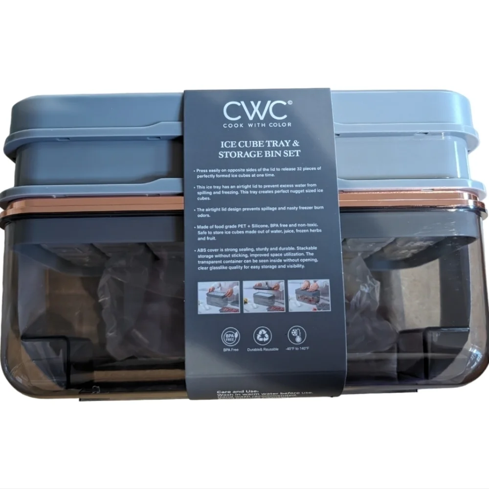 CWC Ice Cube Trays & Storage Set - New - Picture 4 of 7